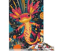 300 Piece Axolotl in Space Playful Jigsaw Puzzlesfor Adults Teenagers Jigsaws 300 Pieces Relax Puzzles Games 1000pcs (75x50cm)