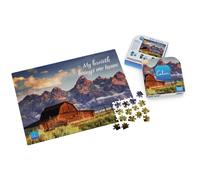 300-Piece Calm Jigsaw Puzzle for Relaxation Stress Relief and Mood Elevation for Adults and Kids Ages 8 and up The Foot of The Mountain