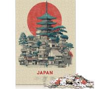 300 Piece Japan's Timeless Beauty Puzzles for Adults Wooden Puzzles Educational Game for Children As A 300pcs (40x28cm)