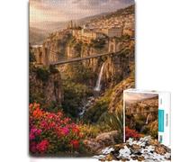 300 Piece Jigsaw Puzzle, Algeria Constantine Cityscape with Bridge and