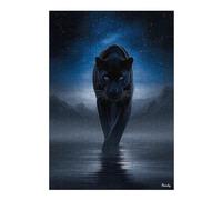 300 Piece Jigsaw Puzzle, Black Panther - Guardian of the Midnight Veil
