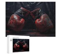 300 Piece Jigsaw Puzzle, Boxing Gloves The Ultimate Fighter's Gear