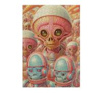 300 Piece Jigsaw Puzzle for Adults, Alien Astronauts in a Cosmic Swarm
