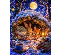 300-Piece Jigsaw Puzzle for Adults, Cozy Forest Nest Landscape Art | Secure interlocking fit, high-definition printing, durable board, indoor relaxation, small decor piece
