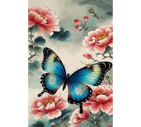 300 Piece Jigsaw Puzzle for Adults Flowers Butterflies, Fun Challenges, Puzzle Game, Perfect for Relaxation, Puzzles for Adults 300 Pieces