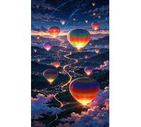 300 Piece Jigsaw Puzzle for Adults Hot Air Balloon, Fun Challenges, Puzzle Game, Perfect for Relaxation, Puzzles for Adults 300 Pieces