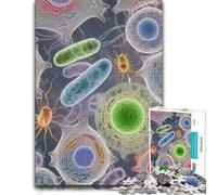300 Piece Jigsaw Puzzle for Adults, Microscopic World of Cells and Bacteria