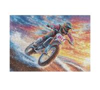 300 Piece Jigsaw Puzzle for Adults Off-Road Motorcycle 300 PCS 40x28cm High Difficulty Puzzle for Advanced Players Great for Skill Training Challenge Yourself Gift