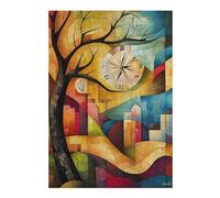300 Piece Jigsaw Puzzle, Modern Cubist Vision of The Persistence of Me
