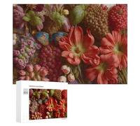 300 Piece Jigsaw Puzzle, Nature's Palette A Vibrant Floral Arrangemen