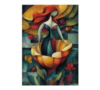 300 Piece Jigsaw Puzzle, The Birth of Venus - Cubist Minimalist Vision