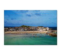 300 Piece Jigsaw Puzzle United Kingdom England St Ives Cornwall Port Art Game Travel Souvenir 38x26CM
