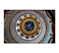 300 Piece Jigsaw Puzzle USA America Des Moines Iowa Capitol Building Art Game Travel Souvenir 38x26CM