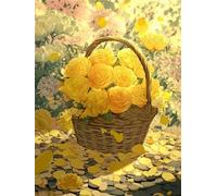 300 Piece Jigsaw Puzzles for Adults, Impossible Hard Difficult Challenging jigsaw puzzle 300 pieces adult Puzzles Classic Educational Games 40x28cm,Sunshine Yellow Rose