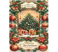 300 piece Jigsaw Puzzles for Adults Impossible Hard Difficult Challenging Puzzle, jigsaws 300 pieces for adults Fun Activity & Present for The Whole Family, Theme:Merry Christmas