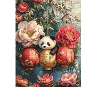 300 piece Jigsaw Puzzles for Adults Impossible Hard Difficult Challenging Puzzle, jigsaws 300 pieces for adults Fun Activity & Present for The Whole Family, Theme:Vintage Peony