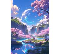 300 piece Jigsaw Puzzles for Adults Impossible Hard Difficult Challenging Puzzle, jigsaws 300 pieces for adults Fun Activity & Present for The Whole Family, Theme:Paradise Earth Scenery