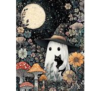 300 piece Jigsaw Puzzles for Adults Impossible Hard Difficult Challenging Puzzle, jigsaws 300 pieces for adults Fun Activity & Present for The Whole Family, Theme:Halloween Plants Ghost