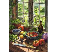 300 piece Jigsaw Puzzles for Adults Impossible Hard Difficult Challenging Puzzle, jigsaws 300 pieces for adults Fun Activity & Present for The Whole Family, Theme:Vegetable Tomato