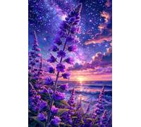 300 Piece Jigsaw Puzzles for Adults, Lavender Sunrise 15x10.2 inch, Challenging Brain Teaser Puzzle, Premium Cardboard Hobby Gift for Adults & Seniors