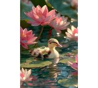 300 Piece Jigsaw Puzzles for Adults Lotus Animal Duck, Educational Games, Challenging & Brainteasing for Men Women Elders Seniors, Puzzle 300 Pieces