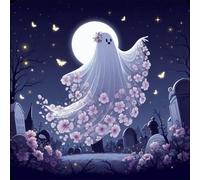 300 Piece Jigsaw Puzzles for Adults Moon Ghost Flower, Fun Challenges, Educational Games, Difficult Jigsaw Puzzles for Adults, Puzzle 300 Pieces