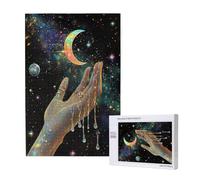300 Piece Jigsaw Puzzles for Adults Moon Jigsaw Planet Comes with Packaging Box and Reference Pictures,Fun and Joyful Family Entertainment Games,Challenging Adult Puzzles Gifts for Women/Men 2T-1399