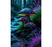 300 Piece Jigsaw Puzzles for Adults - Plants Mushrooms - Eco Matte Anti-Glare Print, Precision Fit Interlocking Pieces with Letter Zone Backing 20.47x14.96 ich