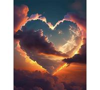 300 Piece Jigsaw Puzzles for Adults, Puzzle Educational Games, Challenging Puzzle, Puzzles 300 Pieces Cloud Heart