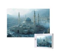 300 Piece Jigsaw Puzzles for Adults Religion Jigsaw Comes with Packaging Box and Reference Pictures, Fun and Joyful Family Entertainment Games, Challenging Adult Puzzles Gifts Home Decor Islam M-687