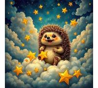 300 Piece Jigsaw Puzzles for Adults Starry Sky Animals, Educational Games, Impossible Hard Difficult Challenging, Relaxation Jigsaw Puzzles for Adults 300 Pieces 13.8x13.8 inch