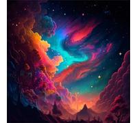 300 Piece Jigsaw Puzzles for Adults Starry Sky Scenery, Educational Games, Impossible Hard Difficult Challenging, Relaxation Jigsaw Puzzles for Adults 300 Pieces 13.8x13.8 inch