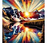 300 Piece Jigsaw Puzzles for Adults Sunrise Scenery, Fun Challenges, Educational Games, Difficult Jigsaw Puzzles for Adults, Puzzle 300 Pieces