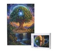 300 Piece Jigsaw Puzzles for Adults,Tree Jigsaw Puzzles for Adults, Wooden Puzzle with Gift Box,Landscape Jigsaws for Family Educational Games, Unique Gifts for Women/Men, Home Wall Decor,ML-745