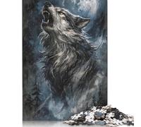 300 Piece Jigsaw Puzzles Midnight Howl Wooden Puzzles Educational Toys 300pcs (40x28cm)