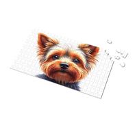 300 Piece Puzzle Adorable Yorkshire Terrier Portrait Picture Puzzle 300 Piece Puzzles Puzzles For Toddlers 2-4(1000PCS)
