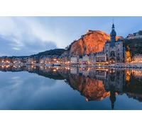 300 Piece Puzzle Beautiful View of the Meuse River in Dinant Belgium Under the Evening Sky 38x26CM
