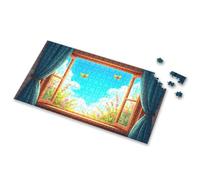 300 Piece Puzzle Butterflies Flutter, Flowers Bloom, Sky So Blue. Picture Puzzle 750 Piece Puzzles For Adults Toys For Ages 8-13(300PCS)