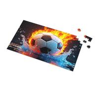300 Piece Puzzle Fire And Water Soccer Ball Picture Puzzle 300 Piece Puzzles Puzzles For Toddlers 2-4(500PCS)