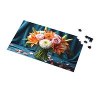 300 Piece Puzzles Colorful Bouquet Of Lilies And Roses Picture Puzzle Jigsaw Puzzles Free For Adults Easter Gifts For To(500PCS)