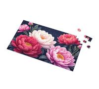 300 Piece Puzzles For Adults Large Piece Colorful Night Garden: A Floral Symphony Picture Puzzle Puzzle Toys Under 10 Dollars(300PCS)