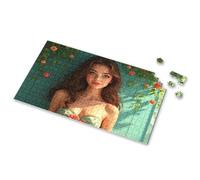 300 Piece Puzzles For Adults Large Piece Floral Strapless Top With Roses. Picture Puzzle 500 Piece Puzzles For Adults Clearance Outfoxed Ga(500PCS)