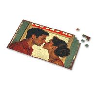 300 Piece Puzzles For Adults Large Piece Vintage Romance Poster With 'You And Me' Text. Picture Puzzle Toddler Puzzles Jigsaw Puzzles 500 Pieces(500PCS)