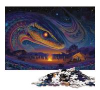 300 Piece Starry Serpent Gathering Jigsaw Puzzles for Adults Puzzles Learning Educational Toys 300pcs (40x28cm)