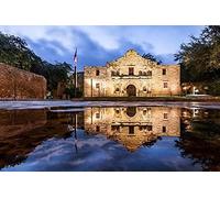 300 Pieces Jigsaw Puzzle For Adults The Alamo Texas Historical Photo Puzzle Travel Puzzles For Youth Children Home Decor Entertainment Fun Game Gift 38x26CM