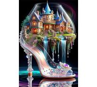300 Pieces Jigsaw Puzzles For Adults Educational Game Challenge Toy Gifts 300 piece puzzles for adults Family Activity Game Puzzle Crystal High Heel Castle