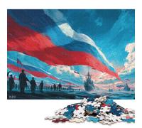 300 Pieces March of The Red Banner Jigsaw Puzzles for Adults Wooden Puzzles for Adults Teenager Man Woman Gift 300pcs (40x28cm)