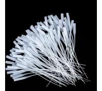300 Pieces Micro Glue Tips, Glue Extender Precision Applicator, Plastic Dispenser Tips, for Arts Crafts Hobby Model Projects Lab Dispensing Adhesive Dispenser, Transparent white