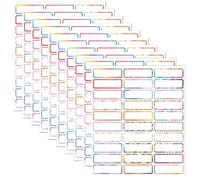 300 Pieces of Washable Personalized Name Tags, Name Tags are Washable, Waterproof and Non-Iron Stickers, Suitable for School Uniforms, Nurseries, Nursing Homes, Lunch Boxes and Drink Bottles