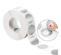 300 Pieces Scratch Stickers, Round Scratch Off Stickers(1 Inch), for Lucky Draw Promotions Activities in Suppermarkets, DIY Cards, Party Games(Silver)